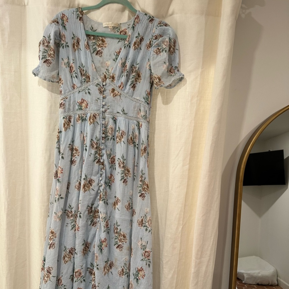 LoveShackFancy Blue Dress
